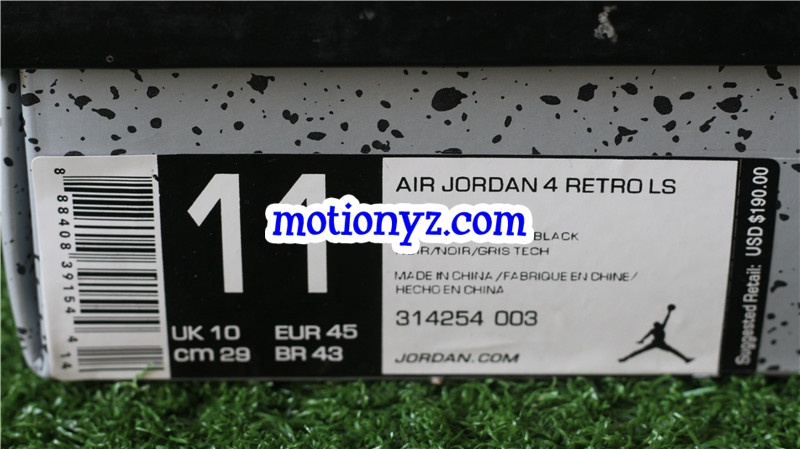 Authentic Air Jordan 4 Retro Fear Oreo